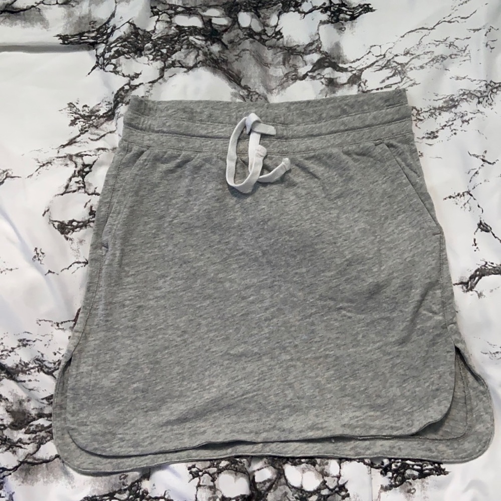 Grey Sweat Skirt